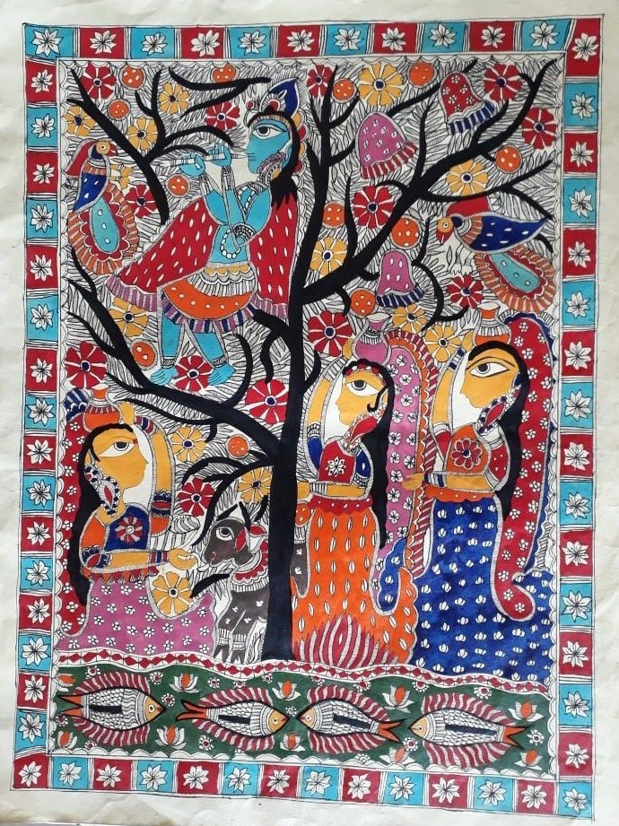 Madhubani Art: History, Themes and Characteristics - MeMeraki.com