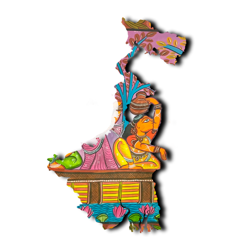 Original folk art of West Bengal Thumbnail