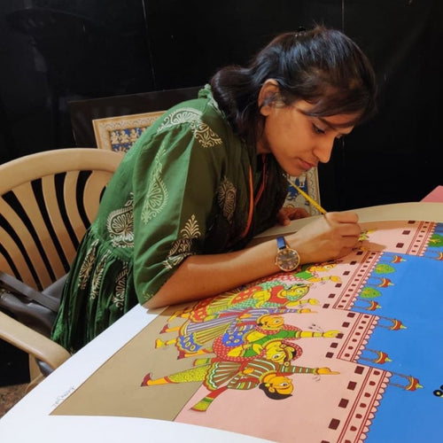 Handpainted painting by our artist