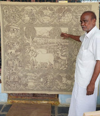 K Siva Prasad Reddy Kalamkari Artist