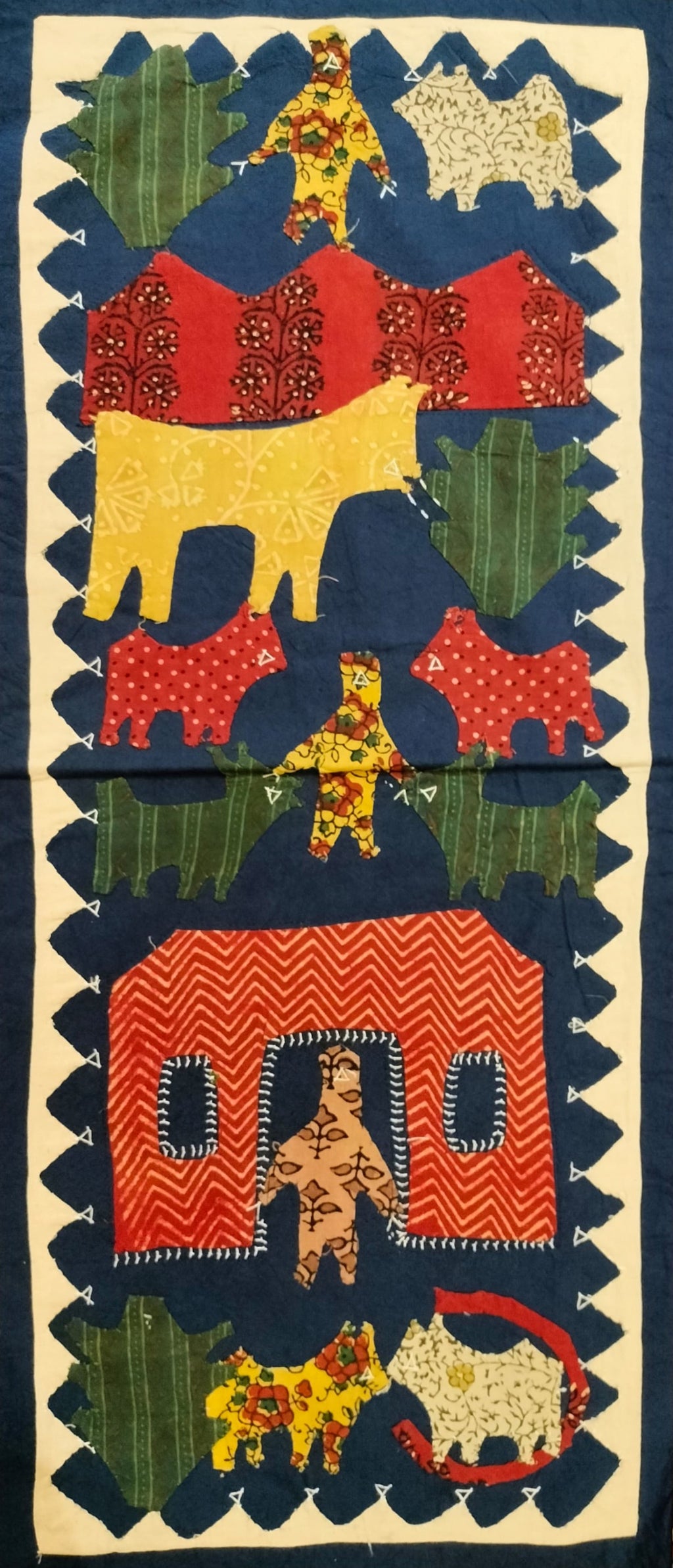 Geometric shapes in  Kutch Embroidery by Kala Raksha Thumbnail