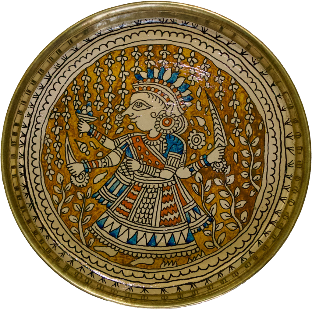 Goddess Shakti Mata Ni Pachedi By Dilip Chitara For Home Decor Thumbnail
