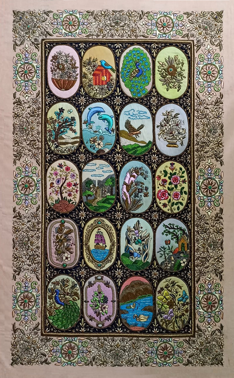 Nature's Beauty in Zardozi by Md. Bilal Thumbnail