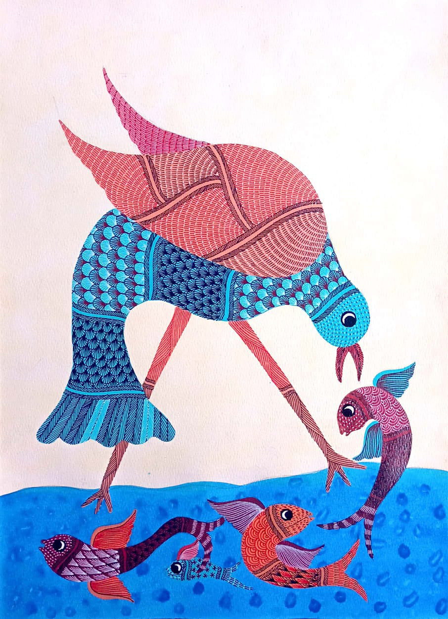 The Way of Life in Gond by Kailash Pradhan Thumbnail