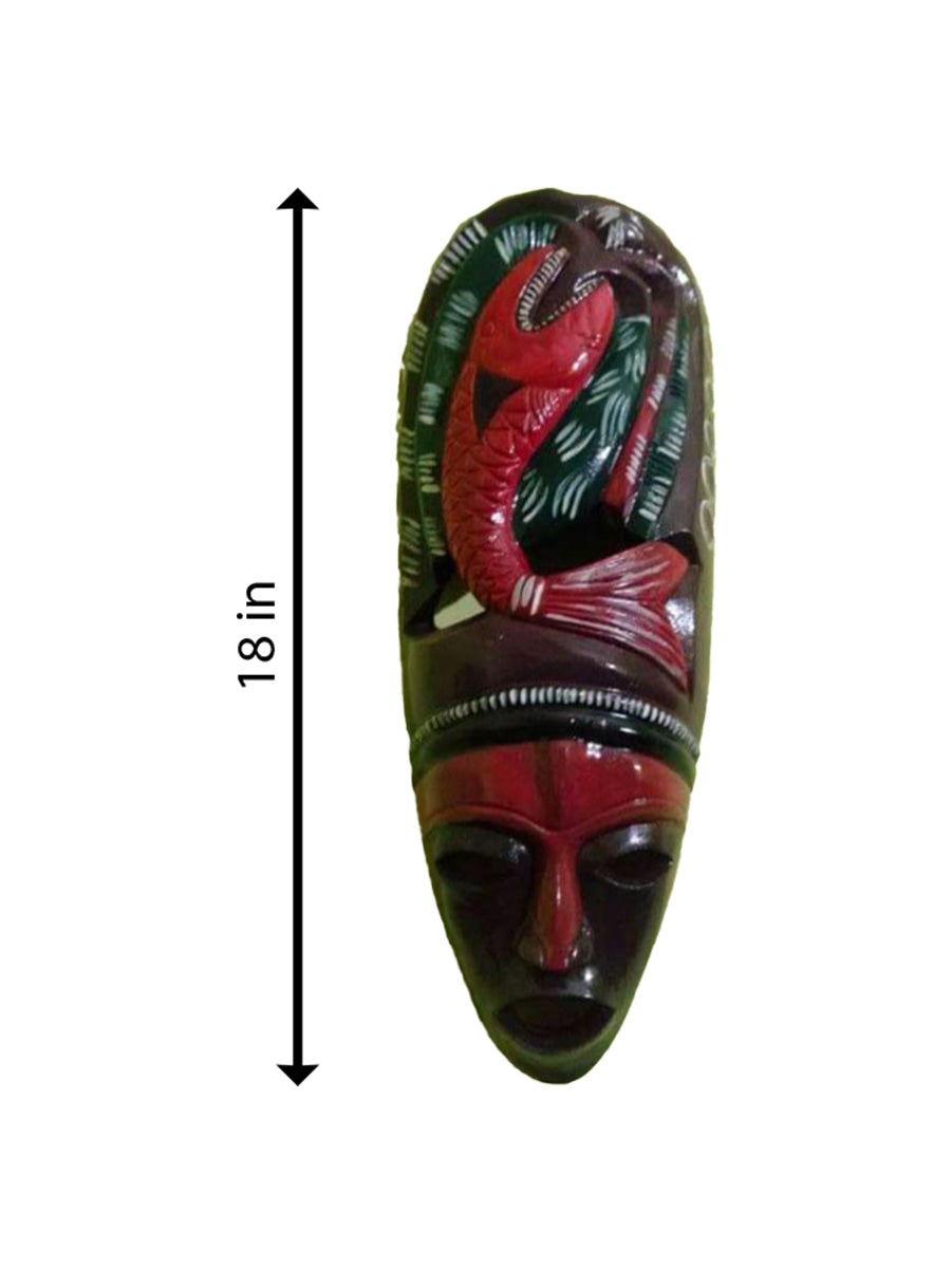 Aquatic tribal Spirit in Wooden Mask Paramesh Sarkar Thumbnail