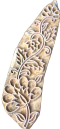 Floral Vine in Wooden Kalamkari Block by K. Gangadhar Thumbnail