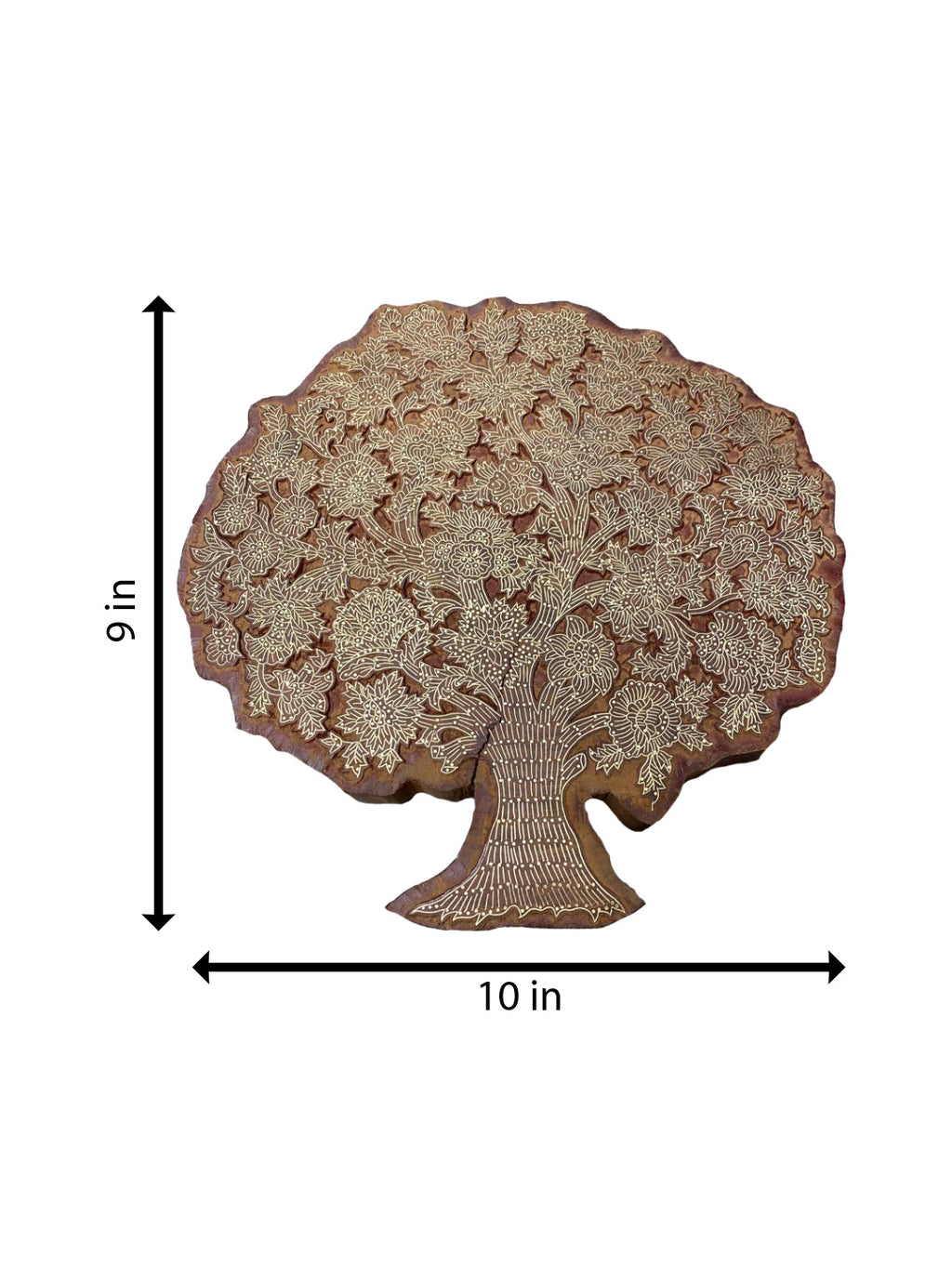 Majestic Tree In Brass Inlay on wood by Faraz Aqeel Thumbnail