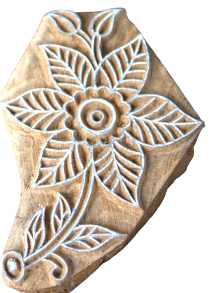 The Artistic Flower in Wooden Kalamkari Blocks by K. Gangadhar Thumbnail