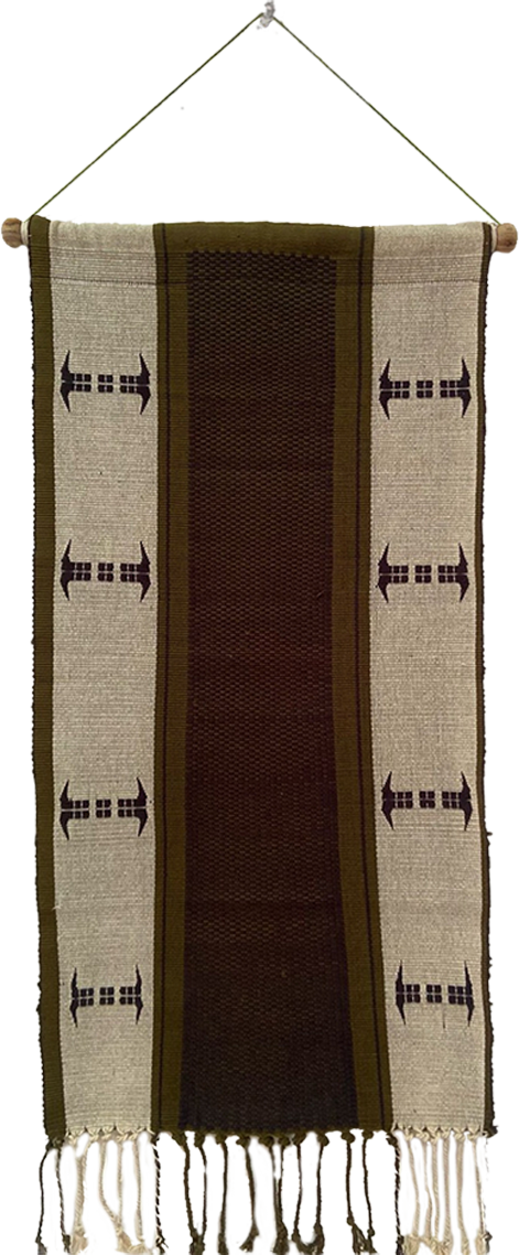 Traditional Loin Loom Naga Textile Art in Contemporary Wall Hanging by Nagaloom Thumbnail