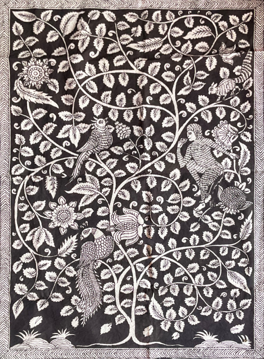 Tree Of life in in Mata ni pachedi by Bhanu Bhai Chittara Thumbnail