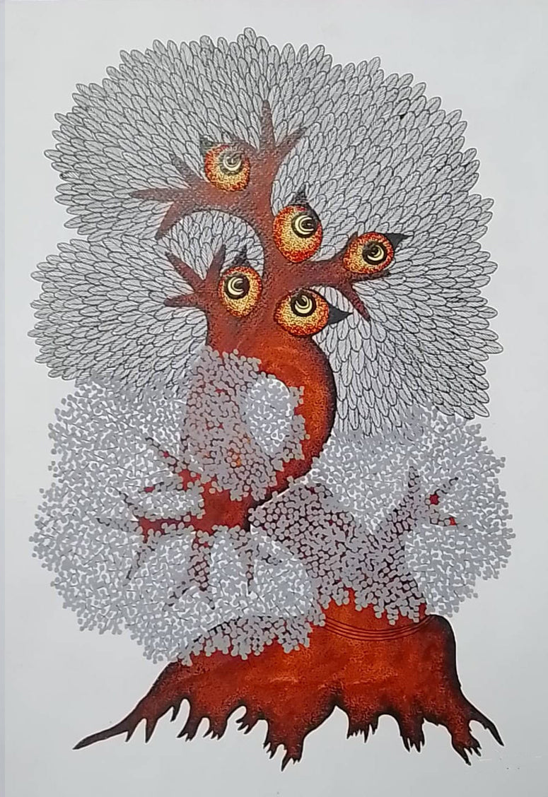 Tree of life in Gond by Manoj Tekam Thumbnail