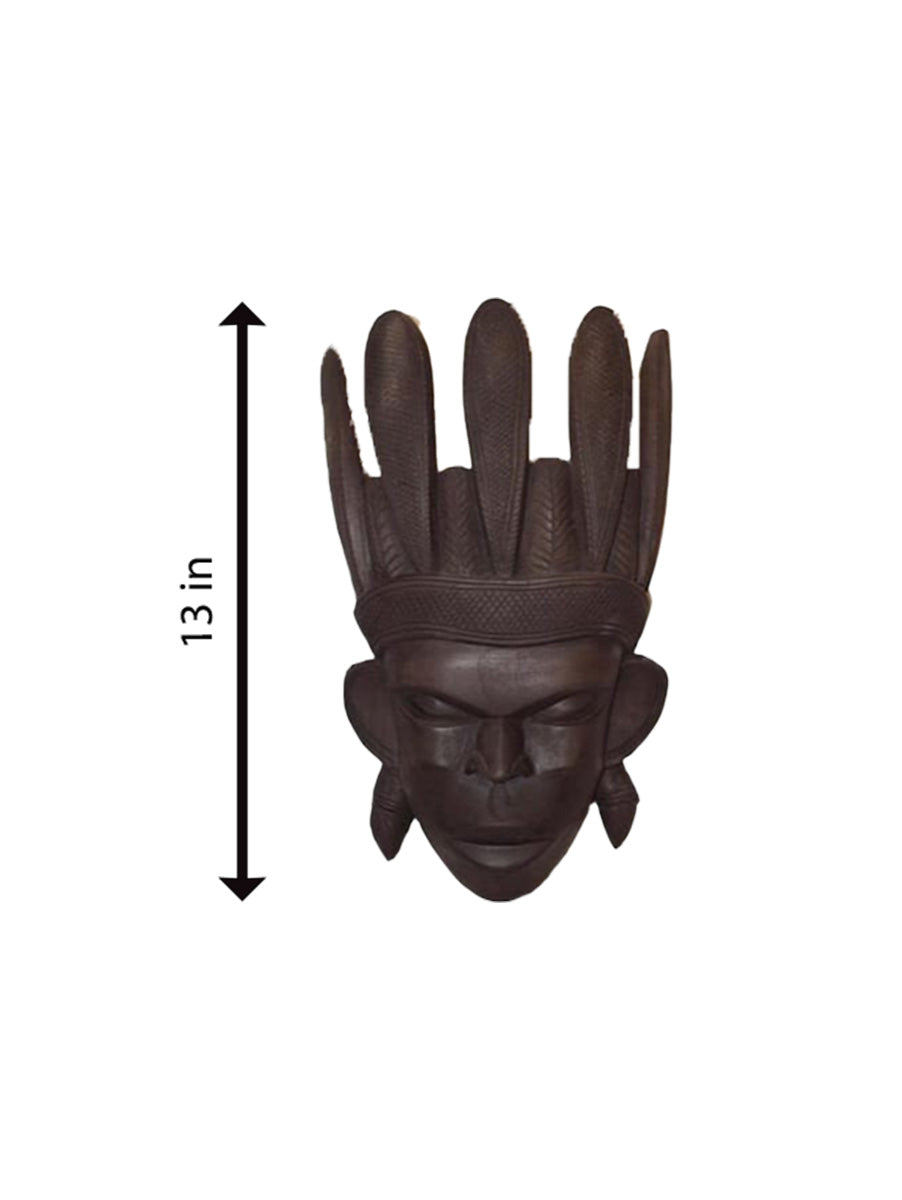 Tribal in Wooden mask Paramesh Sarkar Thumbnail