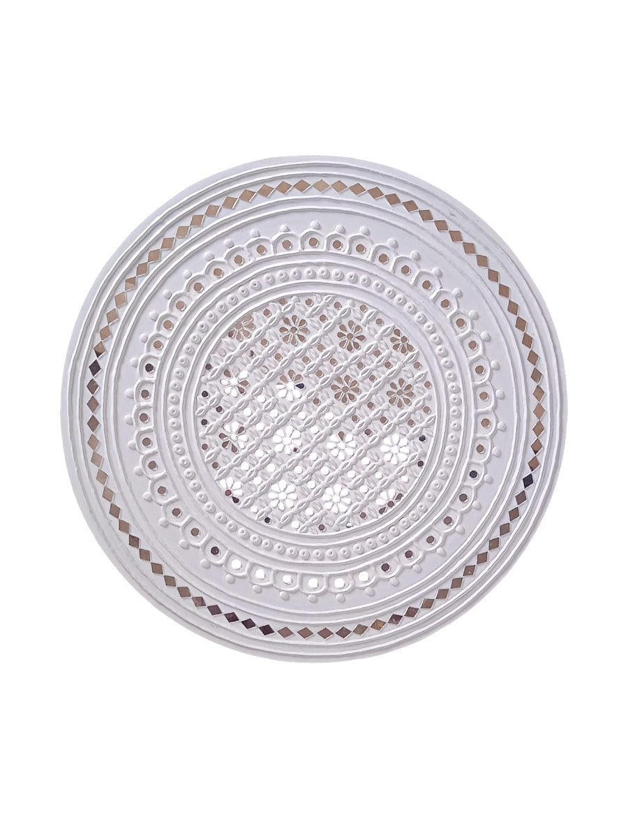 Mirrored Mandala Lippan in Lippan by Nalemitha For Home Decor, Gifting Thumbnail