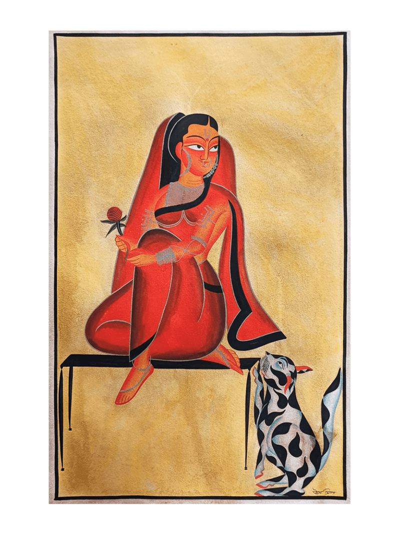 Buy kalighat art from west bengal at memeraki.com