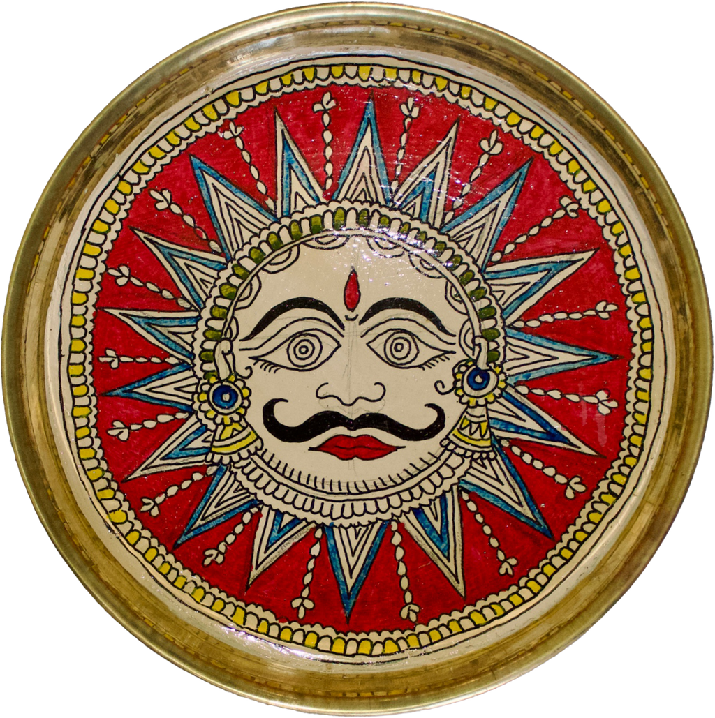 Lord Surya Mata Ni Pachedi By Dilip Chitara For Home Decor Thumbnail