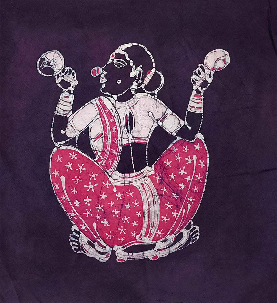 The Lady Musician in Batik by Pakash Yasala Thumbnail