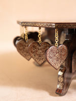 Buy Heart Charm Tarkashi Dodecagon Table by Mohan Lal Sharma 