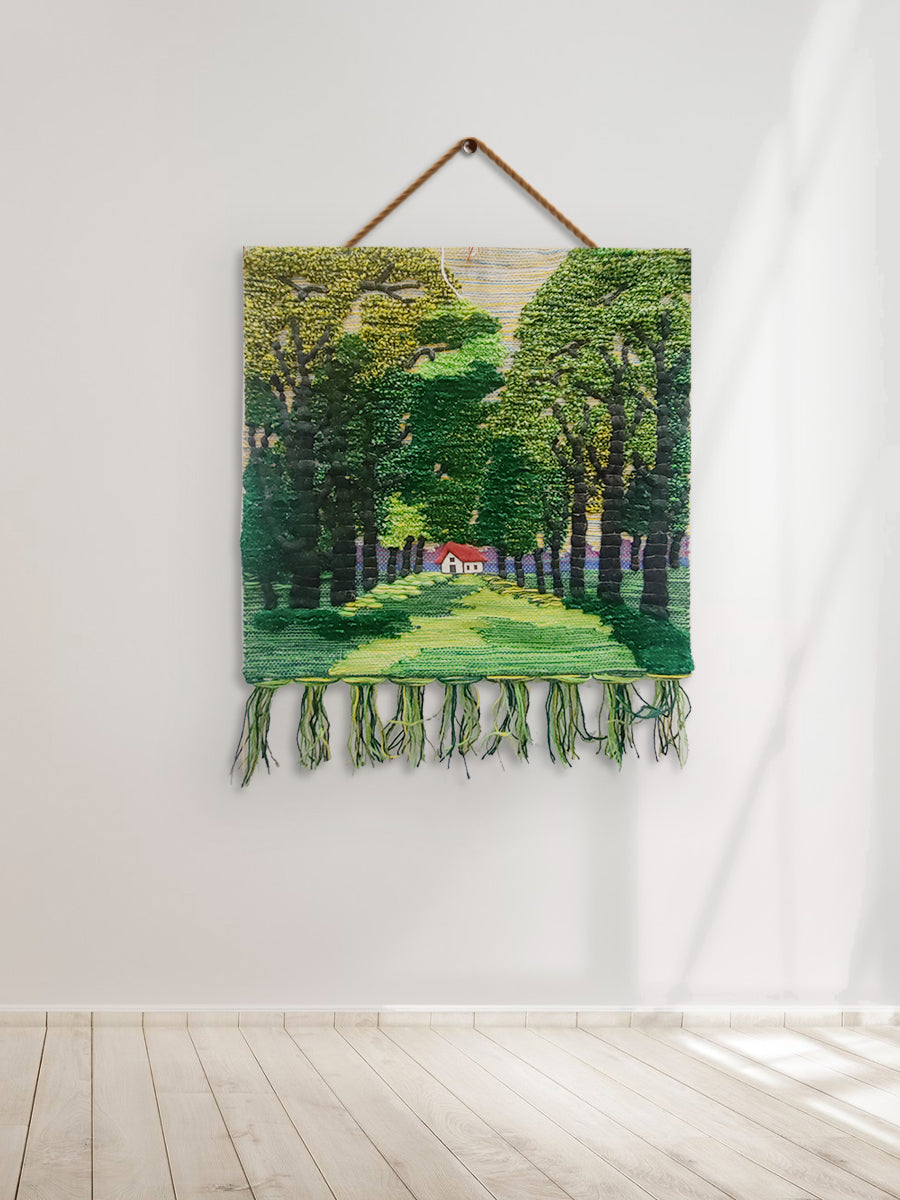 Shop Nature's Serenade: A Verdant Oasis Alive, Ghazipur Wall Hanging by Md. Matim
