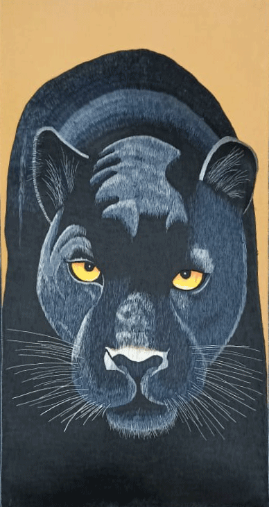 Black Panther in Zardozi by Md. Bilal Thumbnail