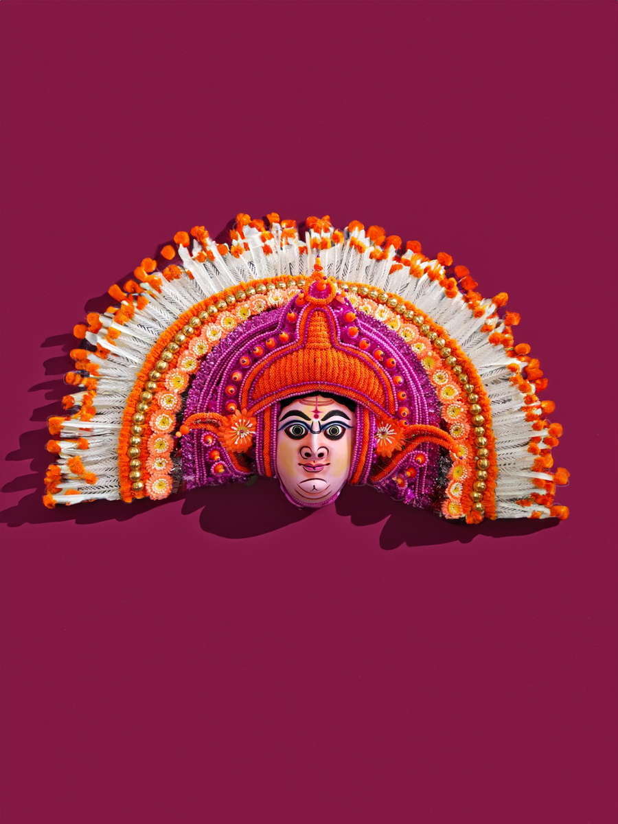 Shop Lord Kartikeya in Chhau Mask by Dharmendra Sutradhar