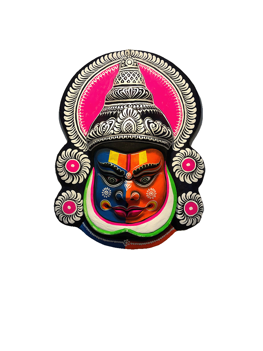 Chiaroscuro Chronicles: The Enigmatic Bicolor Chhau Masks by Dharmendra Sutradhar Thumbnail