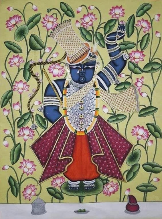 Chronicles of Shrinathji: Pichwai painting by Jayesh Sharma Thumbnail