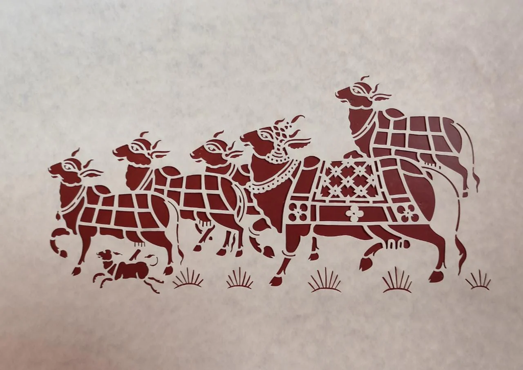 Cows in Colour: Ashutosh Verma's Sanjhi Art Thumbnail