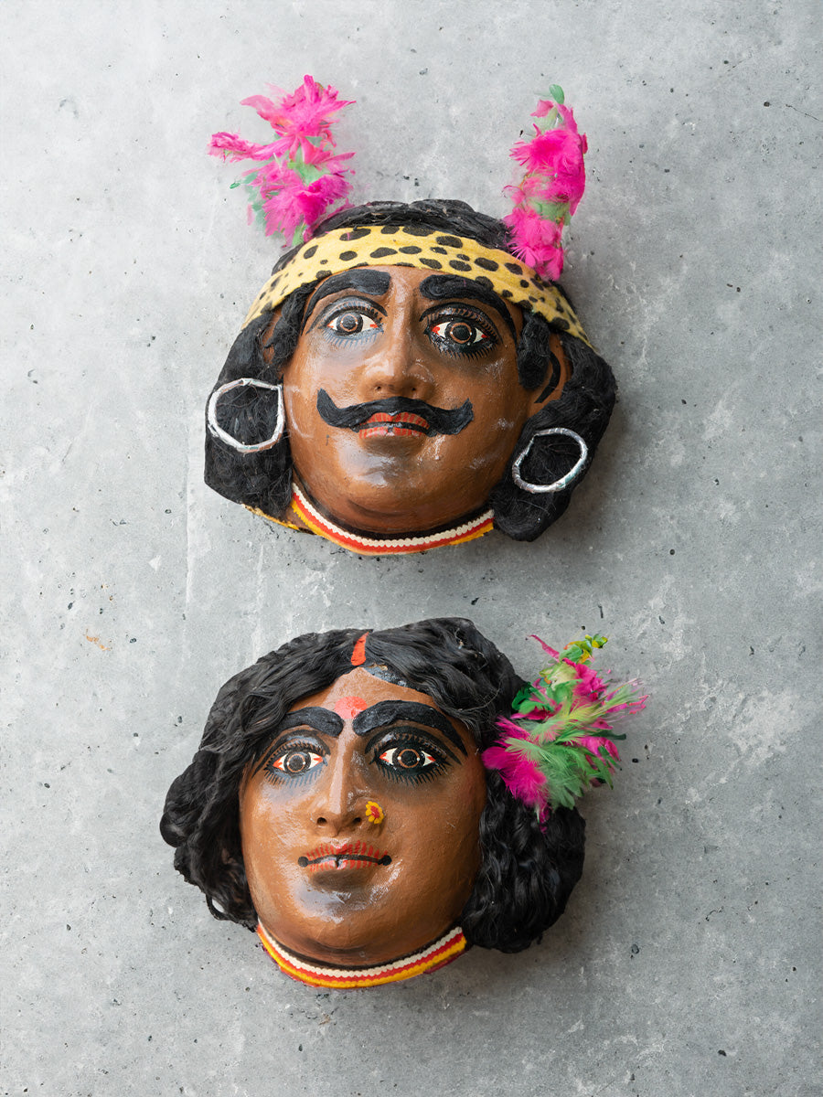 buy The Tribal Community: Chhau Mask by Dharmendra Sutradhar