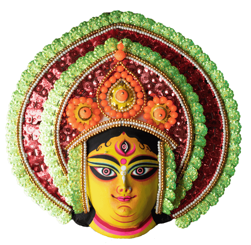 Buy Mahisasura Mardini: Chhau Mask by Dharmendra Sutradhar