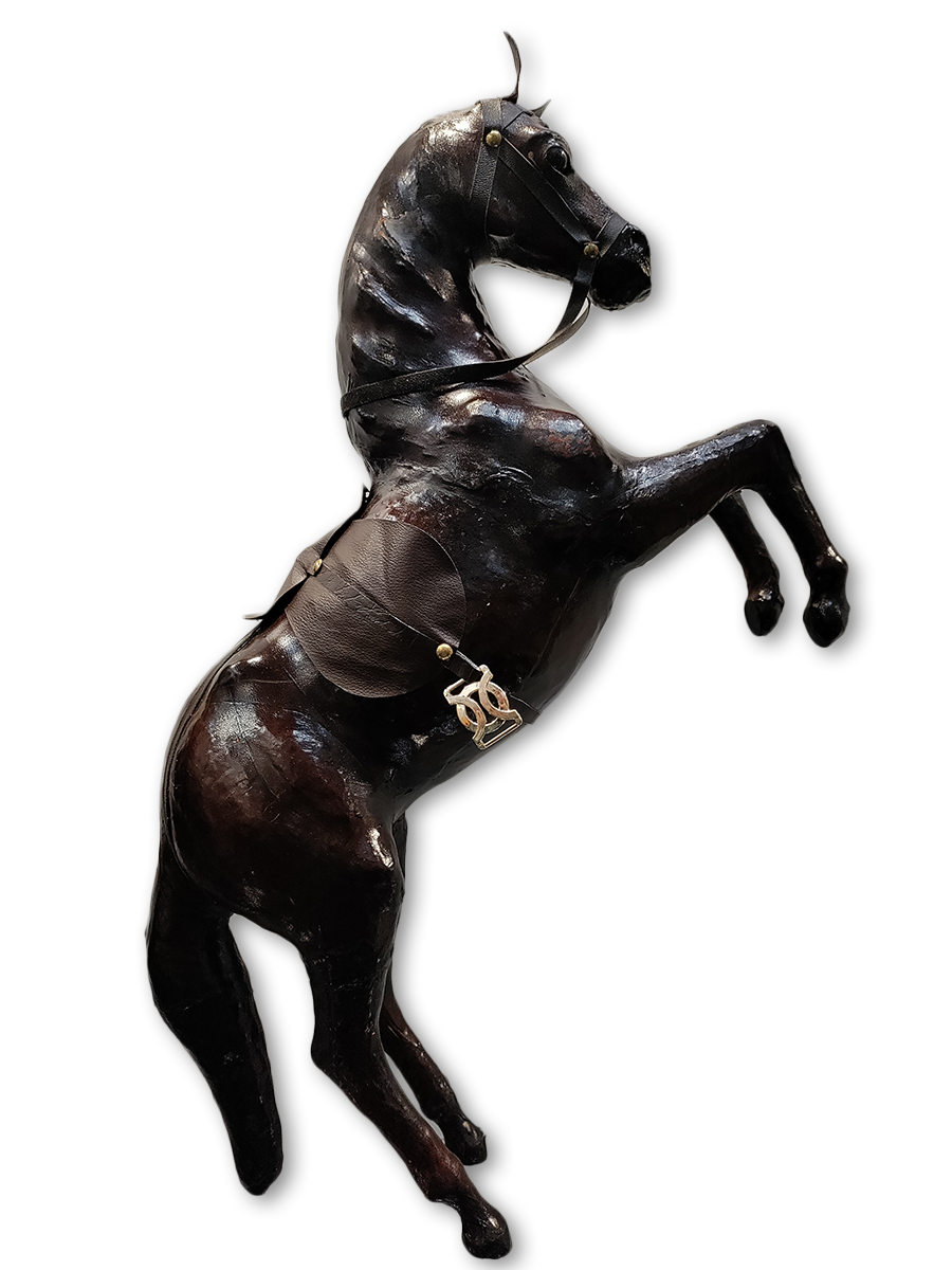 Daring Equilibrium: Leather artwork by Nandram Thumbnail