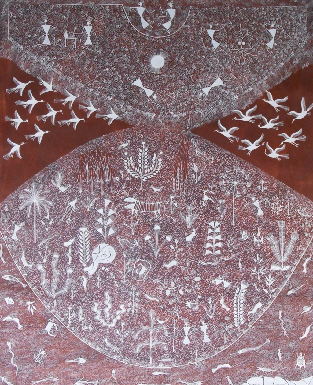 Dhartari: Warli painting by Anil Wangad Thumbnail