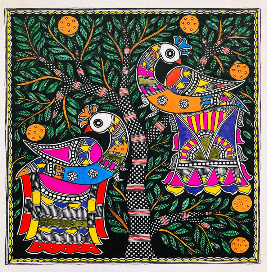 Duet of Brilliance: Radiance against dark backdrop by Ambika Devi Thumbnail