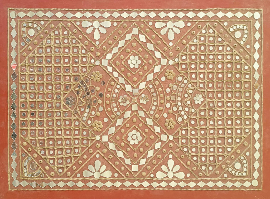 Earthly Harmony in Lippan Kaam by Majikhan For Home Decor, Gifting Thumbnail