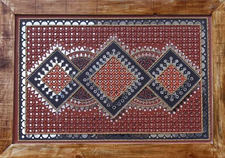 Echoes of Intricacy: Lippan Kaam Splendour by Nalemitha For Home Decor, Gifting Thumbnail