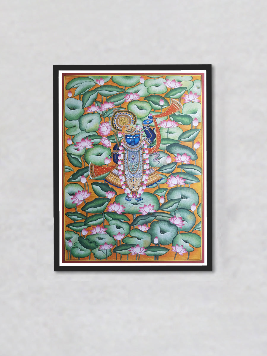 Shop Ethereal Bloom: Tapestry of Pichwai Painting by Dinesh Soni