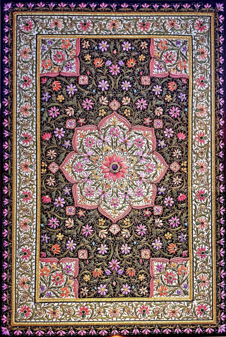 Floral Carpet in Zardozi by Md. Bilal Thumbnail