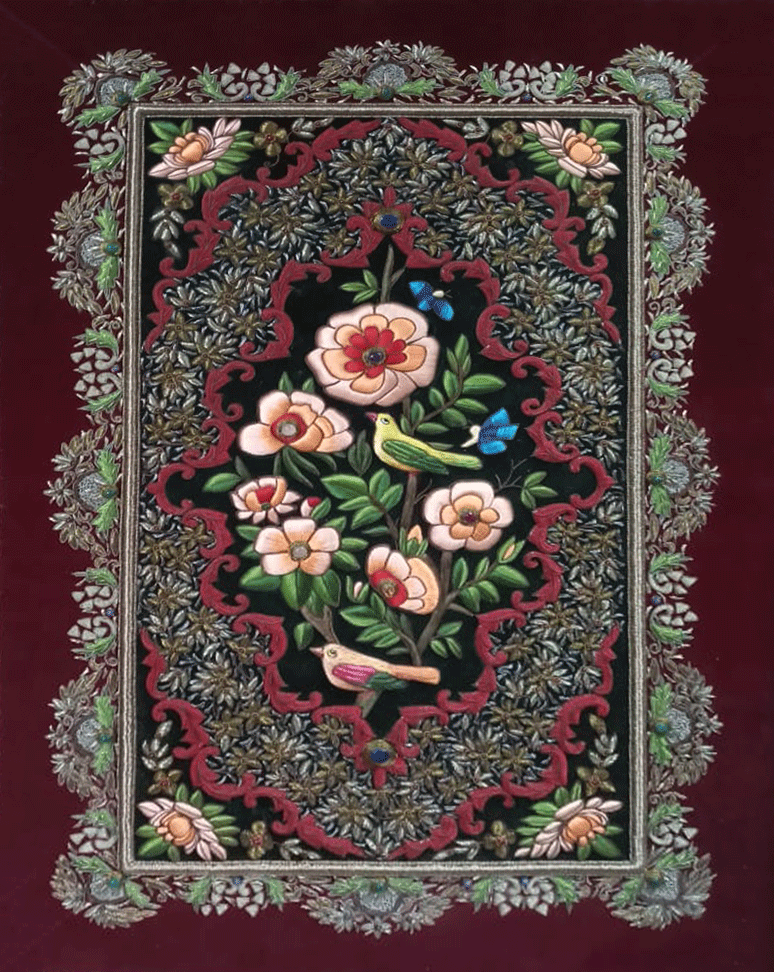 Floral in Zardozi by Md. Bilal Thumbnail