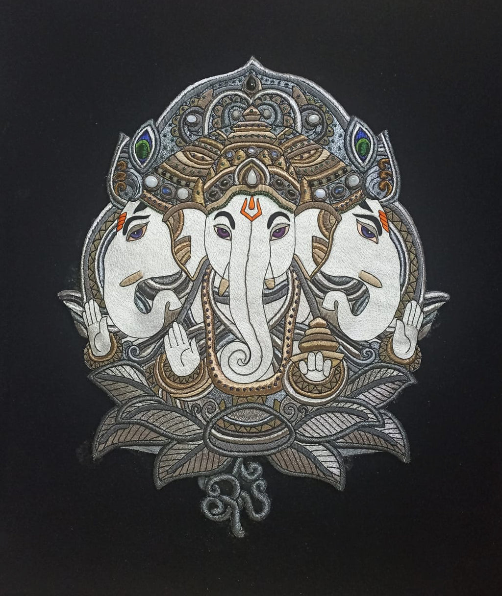 Ganapati in Zardozi by Md. Bilal Thumbnail