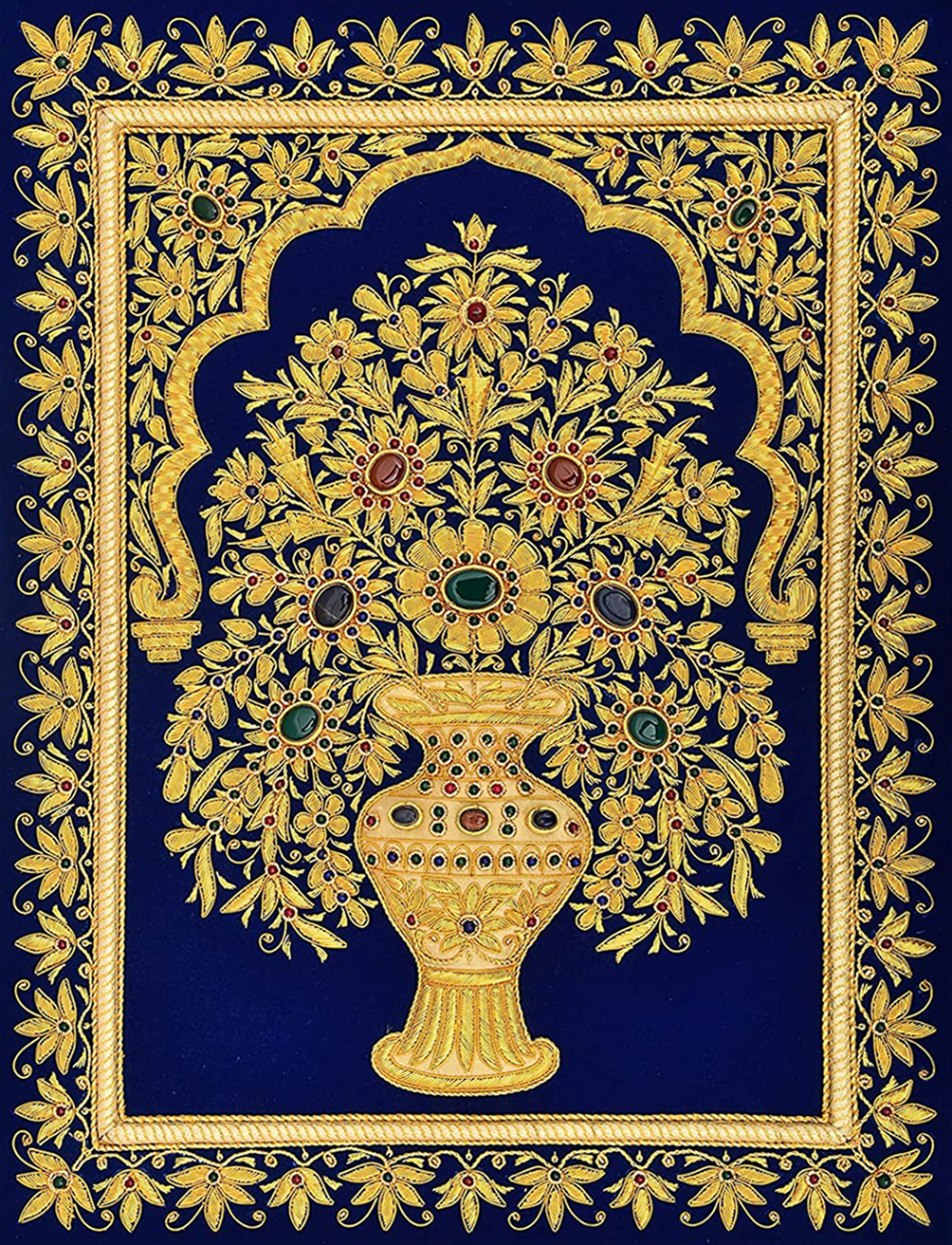 Golden Zardozi work by Mohd. Bilal Thumbnail