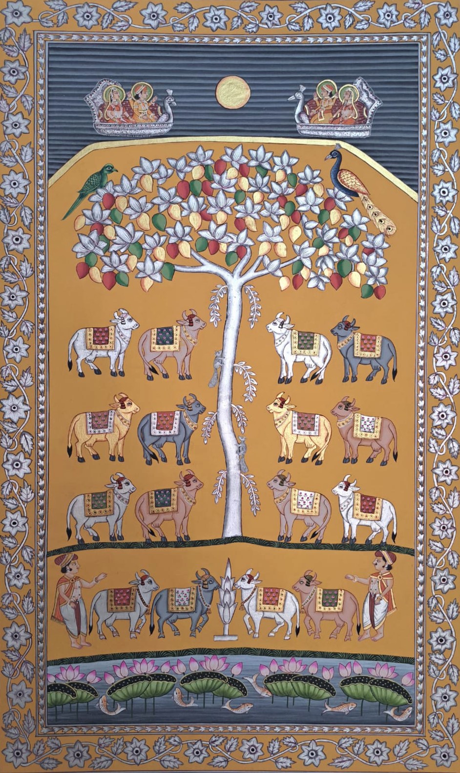 Gopashtami In Pichwai by Shehzaad Ali Sherani Thumbnail