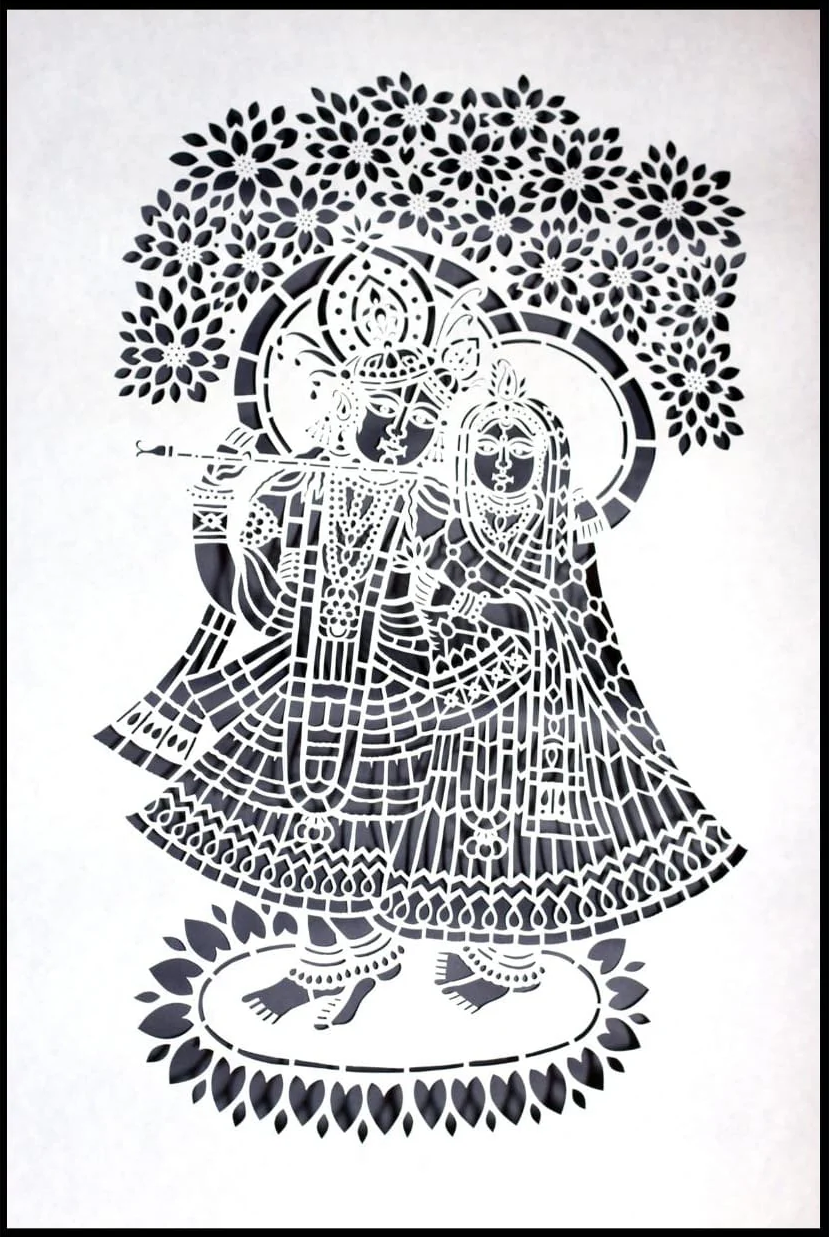 Hearts in Harmony: Ashutosh Verma's Radha and Krishna Sanjhi Thumbnail