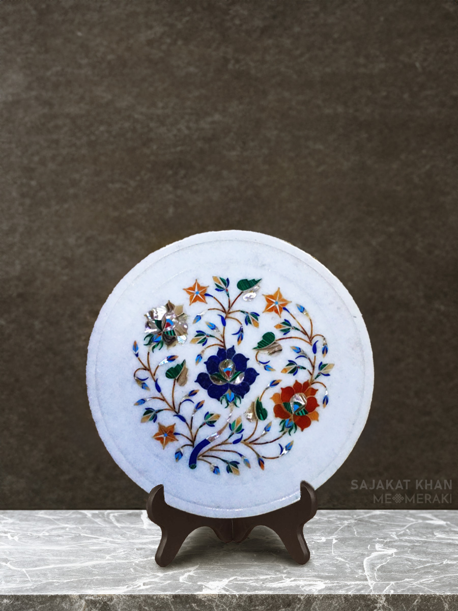 Shop Floral Splendor in Marbl Inlay by Sajakat Khan