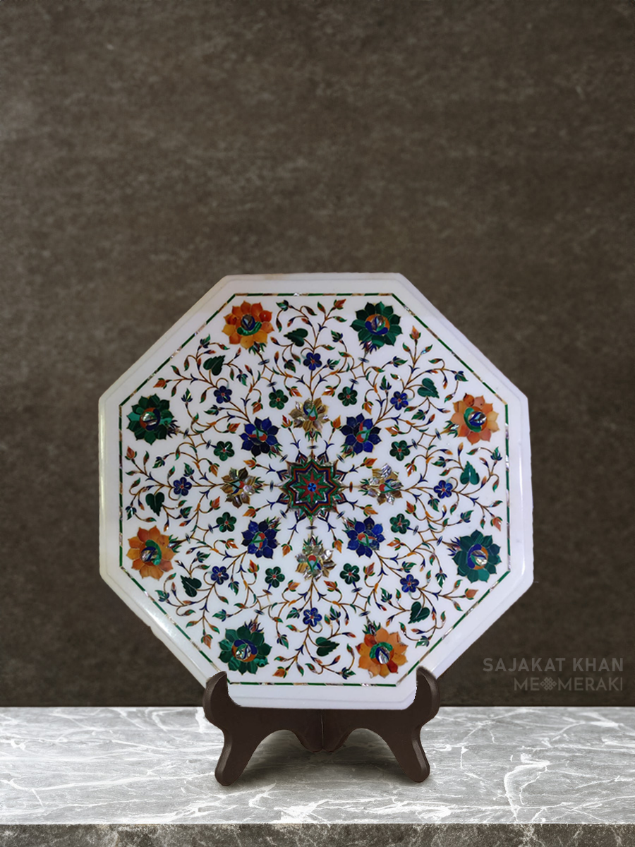 Shop Floral Marble Inlay by Sajakat Khan