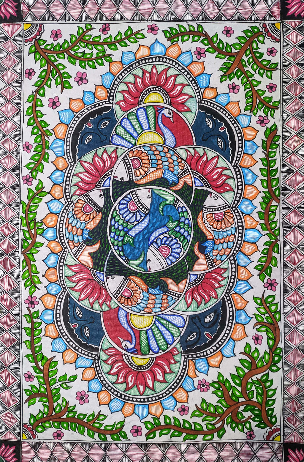 Madhubani Motifs by Ambika Devi Thumbnail
