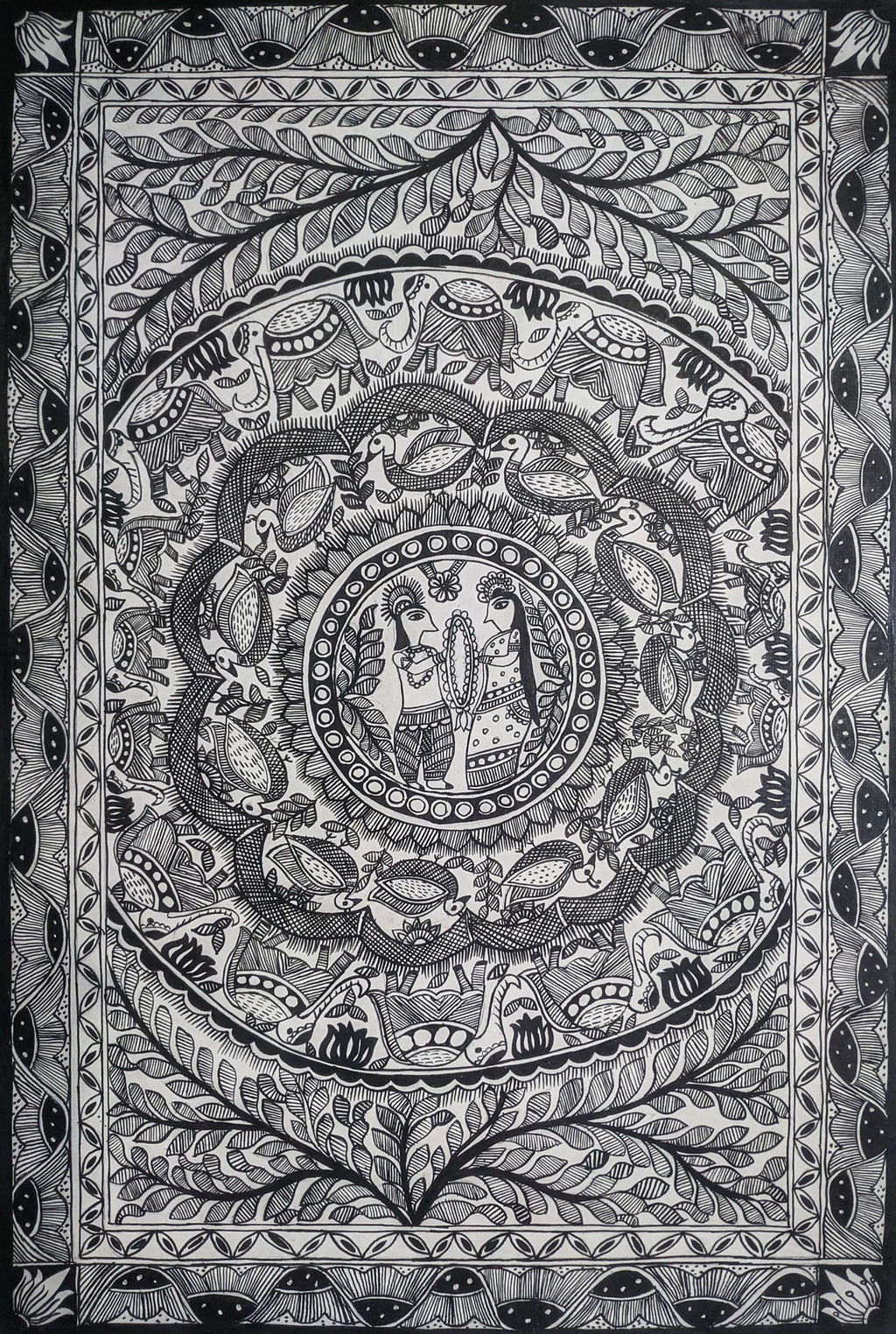 Vivaha Panchami in Mithila Madhubani by Ambika Devi Thumbnail