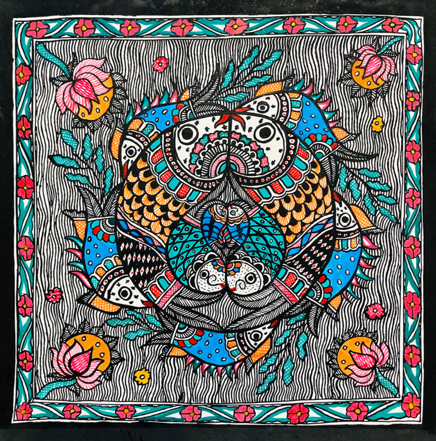 Mirror of beauty: Brilliancy of Madhubani Art by Ambika Devi Thumbnail