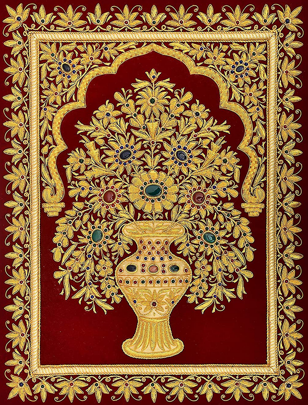 Mughal Inspired Floral Zardozi by Mohd. Bilal Thumbnail