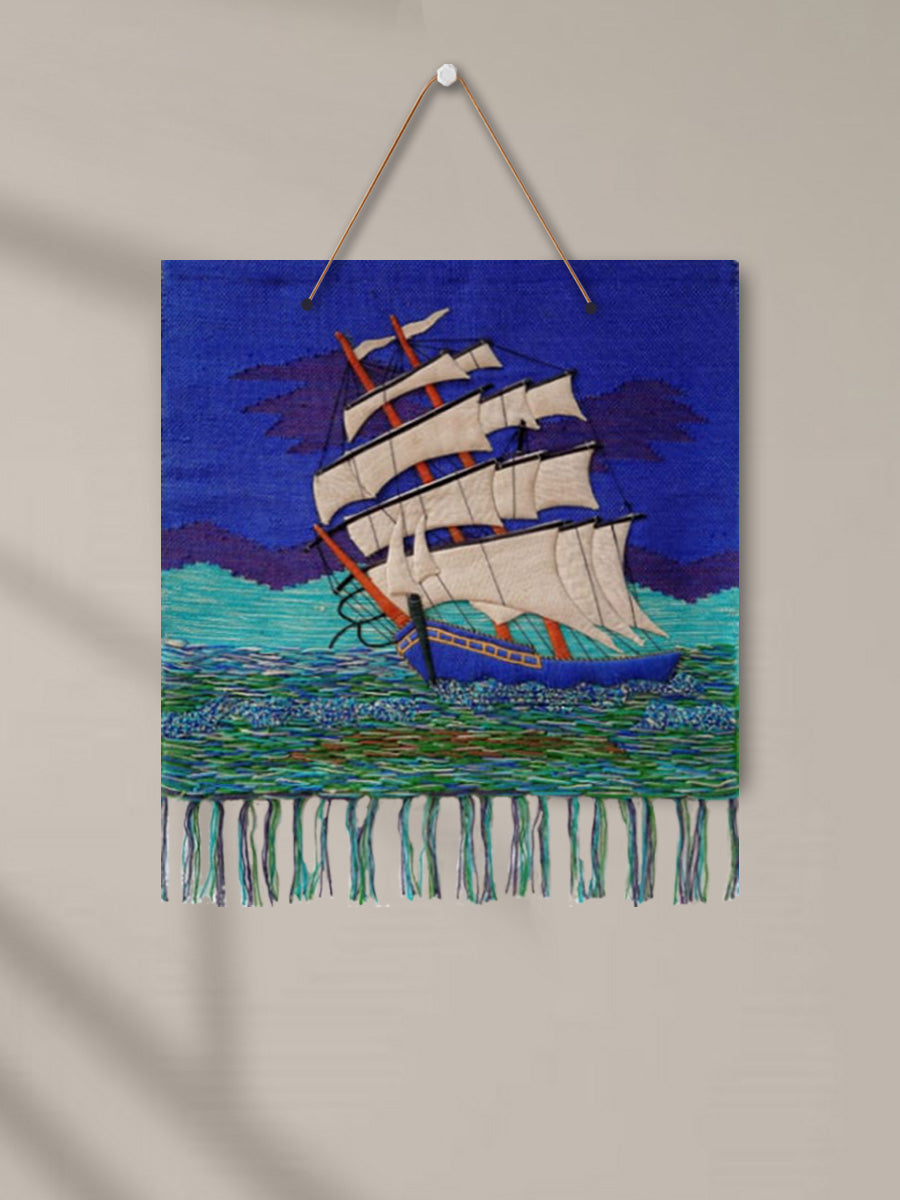 Shop Ship Sailing in Gazipur Wall Hanging by Md. Matim