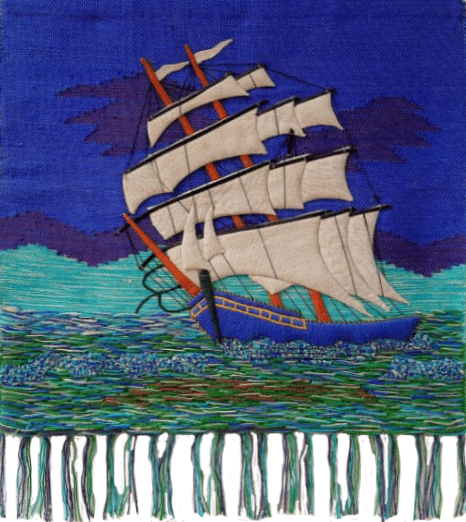 buy Ship Sailing in Gazipur Wall Hanging by Md. Matim