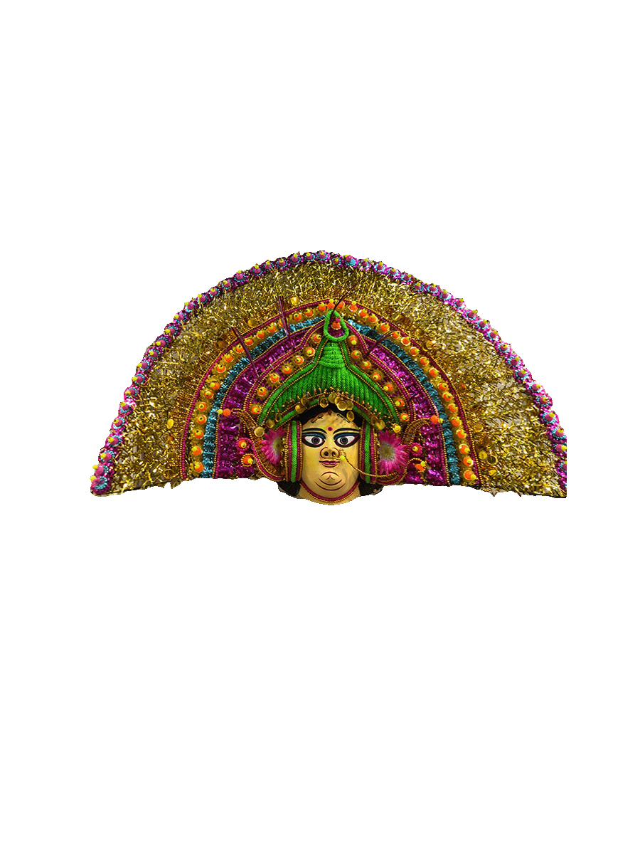 Resplendent Reverence: Chau Mask of Goddess Kali by Dharmendra Sutradhar Thumbnail